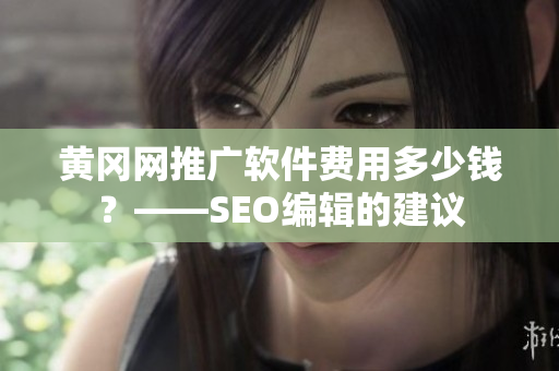 黄冈网推广软件费用多少钱？——SEO编辑的建议