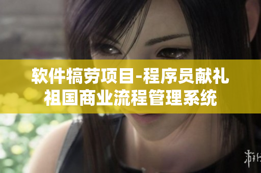 软件犒劳项目-程序员献礼祖国商业流程管理系统