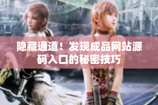 隐藏通道！发现成品网站源码入口的秘密技巧
