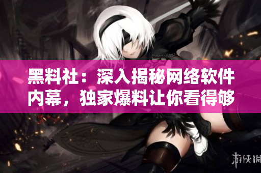 黑料社：深入揭秘网络软件内幕，独家爆料让你看得够！
