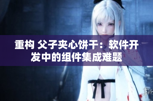 重构 父子夹心饼干：软件开发中的组件集成难题