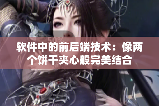软件中的前后端技术：像两个饼干夹心般完美结合