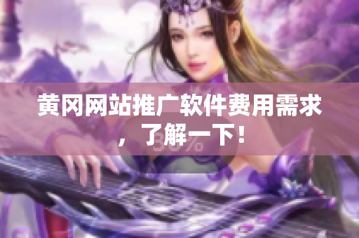 黄冈网站推广软件费用需求，了解一下！