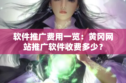 软件推广费用一览：黄冈网站推广软件收费多少？