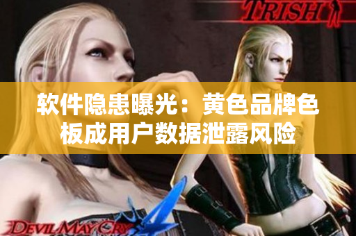 软件隐患曝光：黄色品牌色板成用户数据泄露风险