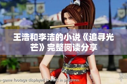 王浩和李洁的小说《追寻光芒》完整阅读分享