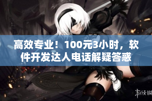 高效专业！100元3小时，软件开发达人电话解疑答惑