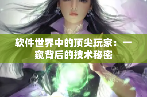 软件世界中的顶尖玩家：一窥背后的技术秘密
