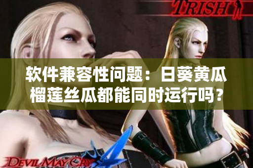 软件兼容性问题：日葵黄瓜榴莲丝瓜都能同时运行吗？