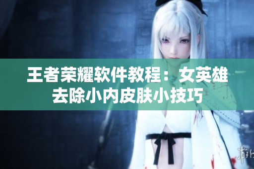 王者荣耀软件教程：女英雄去除小内皮肤小技巧