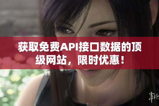 获取免费API接口数据的顶级网站，限时优惠！