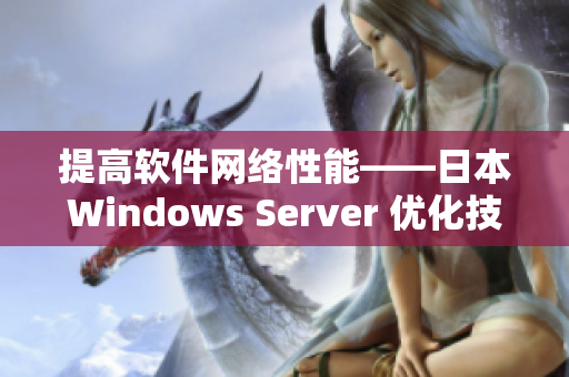 提高软件网络性能——日本Windows Server 优化技巧