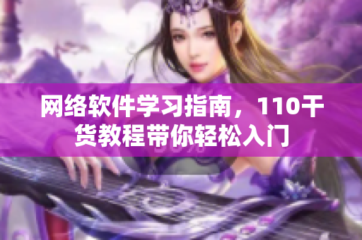 网络软件学习指南，110干货教程带你轻松入门