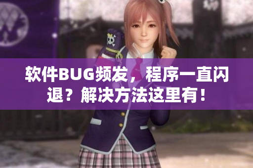 软件BUG频发，程序一直闪退？解决方法这里有！