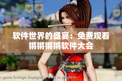软件世界的盛宴：免费观看锵锵锵锵软件大会