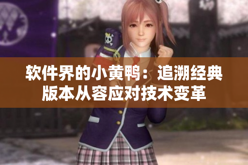 软件界的小黄鸭：追溯经典版本从容应对技术变革