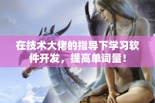 在技术大佬的指导下学习软件开发，提高单词量！