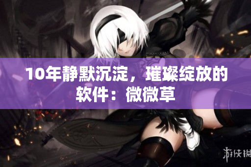 10年静默沉淀，璀璨绽放的软件：微微草