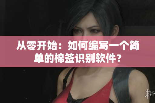 从零开始：如何编写一个简单的棉签识别软件？