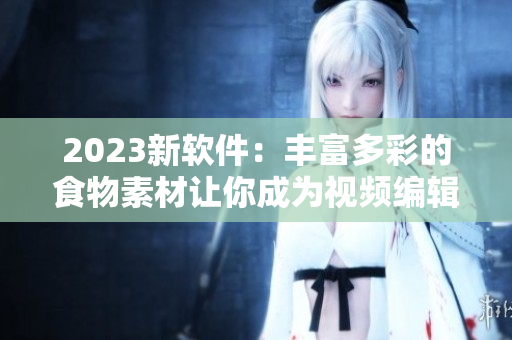 2023新软件：丰富多彩的食物素材让你成为视频编辑高手