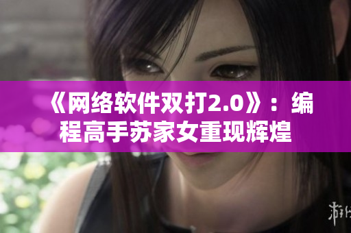 《网络软件双打2.0》：编程高手苏家女重现辉煌