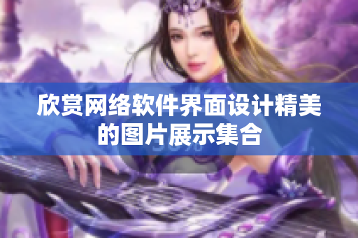 欣赏网络软件界面设计精美的图片展示集合