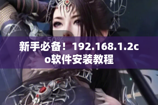 新手必备！192.168.1.2co软件安装教程