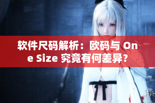 软件尺码解析：欧码与 One Size 究竟有何差异？