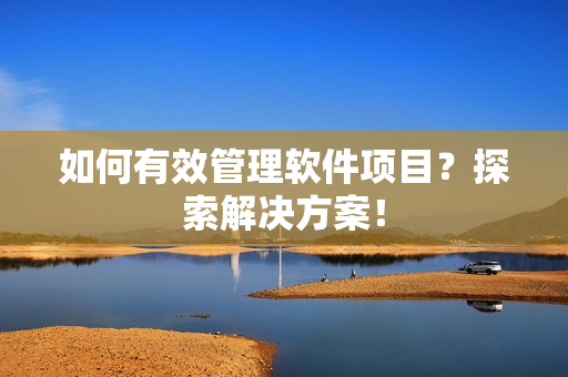 如何有效管理软件项目？探索解决方案！