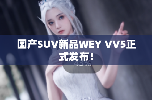 国产SUV新品WEY VV5正式发布！