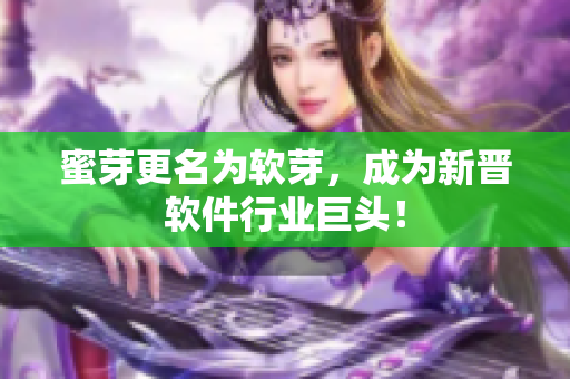 蜜芽更名为软芽，成为新晋软件行业巨头！
