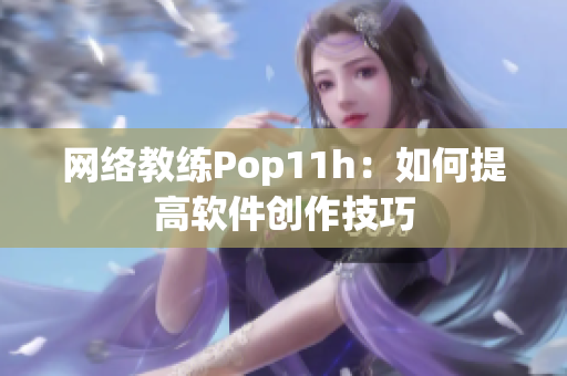 网络教练Pop11h：如何提高软件创作技巧