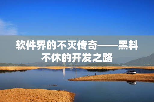 软件界的不灭传奇——黑料不休的开发之路
