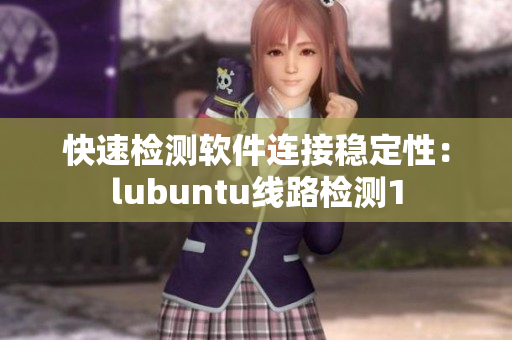 快速检测软件连接稳定性：lubuntu线路检测1