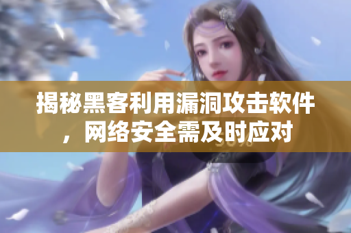 揭秘黑客利用漏洞攻击软件，网络安全需及时应对