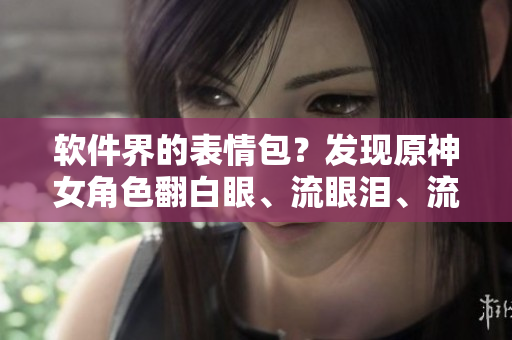 软件界的表情包？发现原神女角色翻白眼、流眼泪、流口水相似软件故障表现