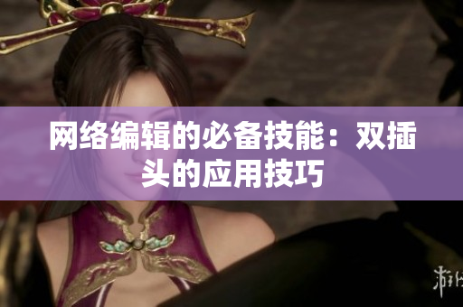 网络编辑的必备技能：双插头的应用技巧