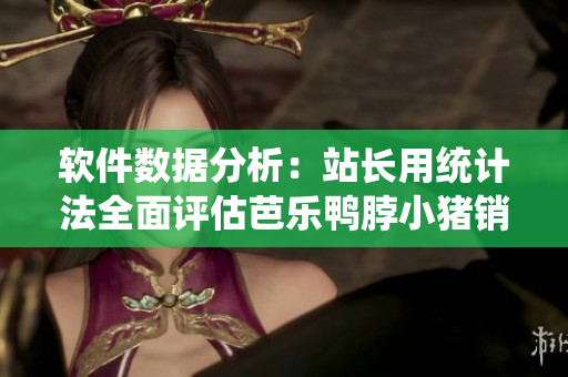 软件数据分析：站长用统计法全面评估芭乐鸭脖小猪销售表现