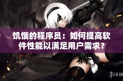 饥饿的程序员：如何提高软件性能以满足用户需求？