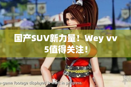 国产SUV新力量！Wey vv5值得关注！