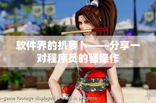 软件界的扒萝卜——分享一对程序员的骚操作