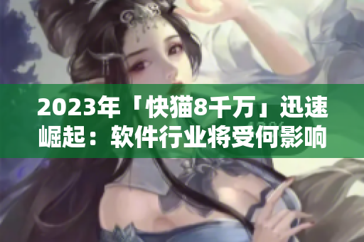 2023年「快猫8千万」迅速崛起：软件行业将受何影响？
