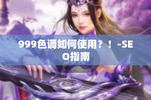 999色调如何使用？！-SEO指南