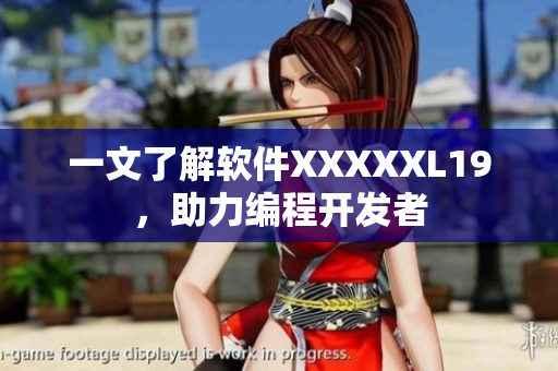 一文了解软件XXXXXL19，助力编程开发者