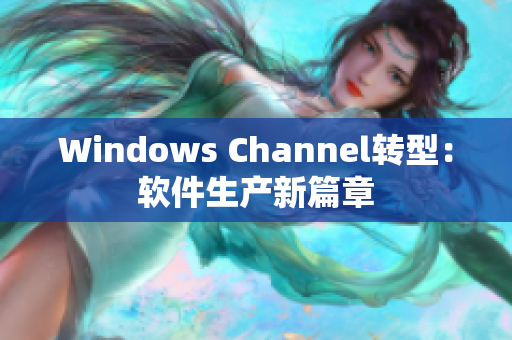 Windows Channel转型：软件生产新篇章