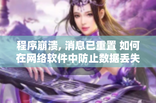 程序崩溃, 消息已重置 如何在网络软件中防止数据丢失