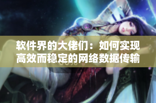 软件界的大佬们：如何实现高效而稳定的网络数据传输？
