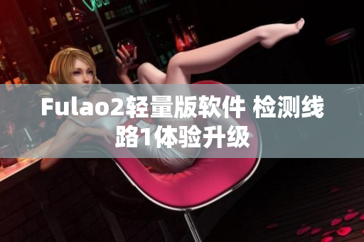 Fulao2轻量版软件 检测线路1体验升级