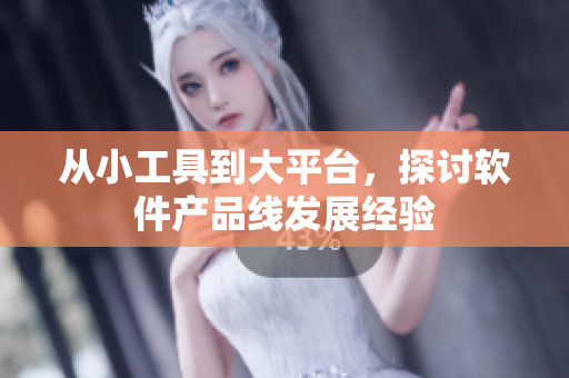 从小工具到大平台，探讨软件产品线发展经验