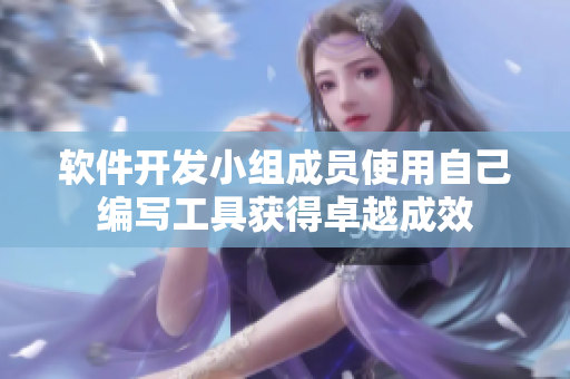软件开发小组成员使用自己编写工具获得卓越成效